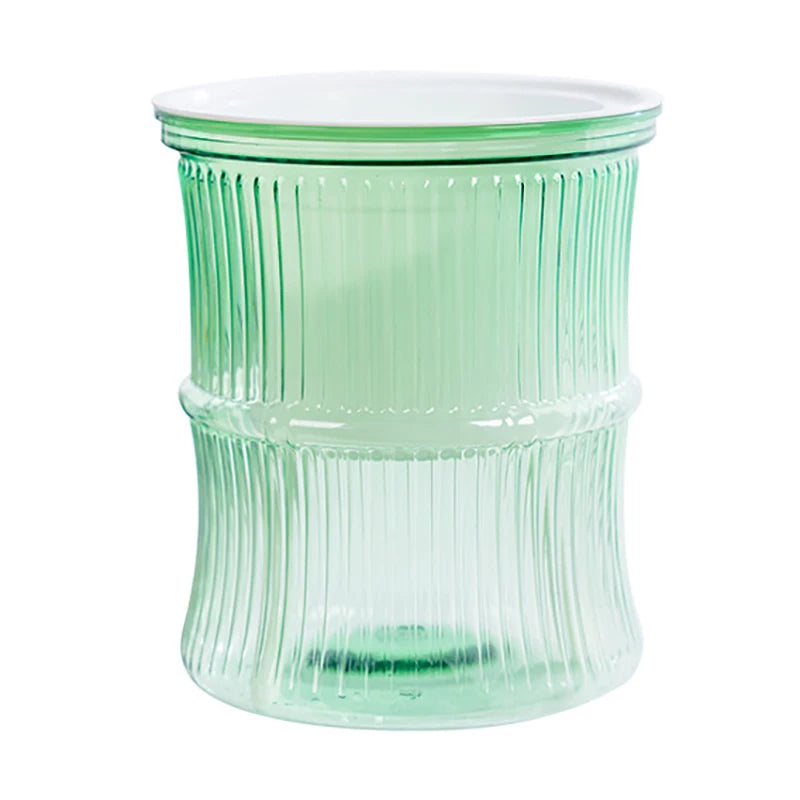 Mini pot auto-arrosant transparents colorés